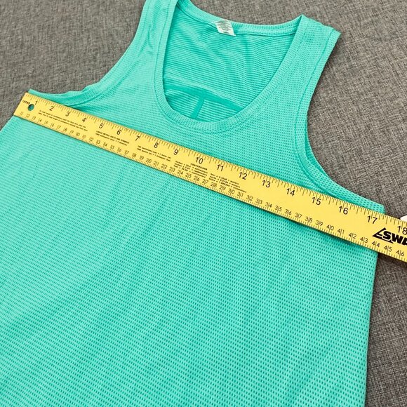 NEW Xersion Athletic Tank Top Small Adriatic Aqua/ Green Quick Dri Stretch $32 - Picture 8 of 11